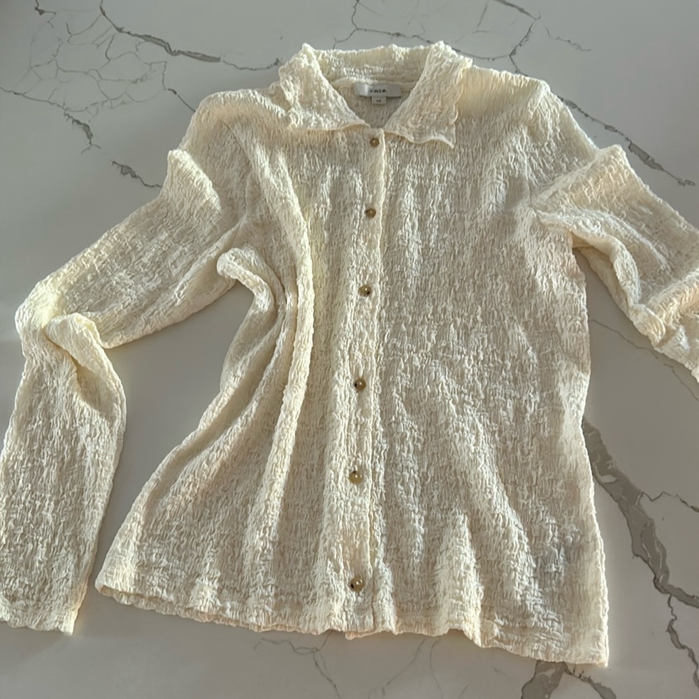 Ladies Vince (fits size 6-10) Crepe Blouse